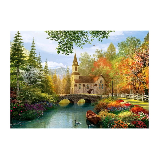 Taladro diamante pintura (DE0204) 5D DIY paisaje completo punto de cruz bordado mosaico 30x40cm FLhrweasw Nuevo