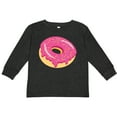 thumbnail image 3 of Inktastic Pink Donut with Sprinkles Boys or Girls Long Sleeve Toddler T-Shirt, 3 of 5