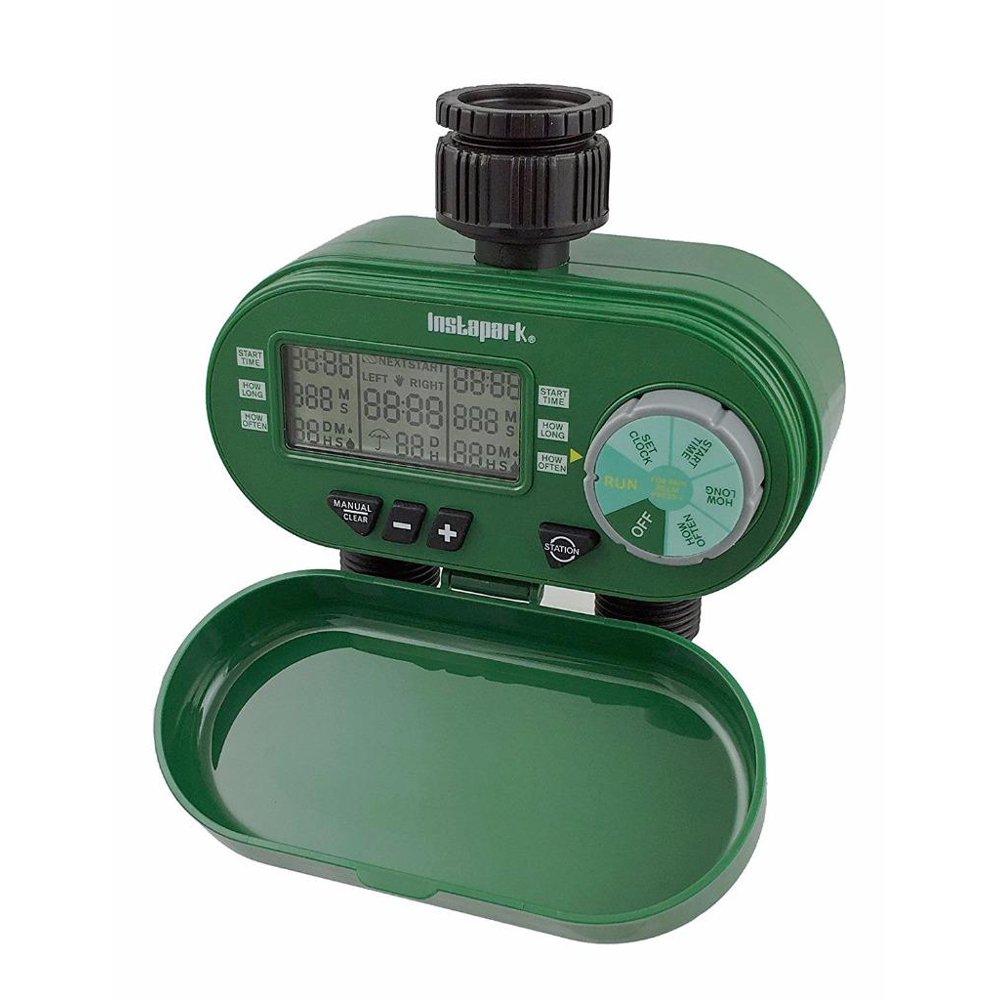 Instapark PWT08 Outdoor Waterproof Digital Programmable 2outlet