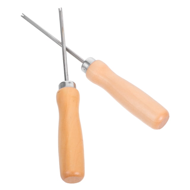 BRIGHTFUFU Stuffed Doll Craft Tools 2PCS Wooden Cotton Filling Awl with Precise Control for Professional Creators