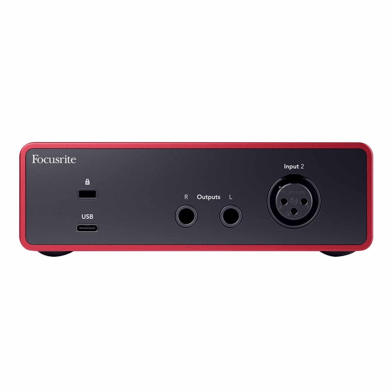 Focusrite Scarlett Solo Studio USB Audio Interface with Clutch CL