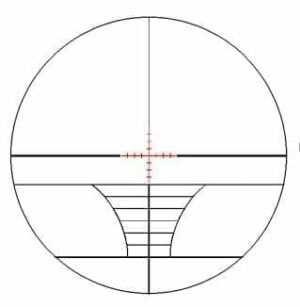 Osprey Global 1-6X24 Scope: Illuminated Rangefinder Reticle Scope, Black