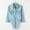 *Sky Blue, variant on Plus Size Womens Coats Clearance,Women Solid Denim Jacket Long Sleeve Slimming Cardigan Suit Pocket Coat Top