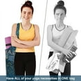 thumbnail image 5 of Yoga Mat Bags and Carriers Fits All Your Stuff,Yoga Mat with Bag With Large Side Pocket & Zipper Pocket,Yoga Gifts for Women and Yoga Lover, 5 of 6