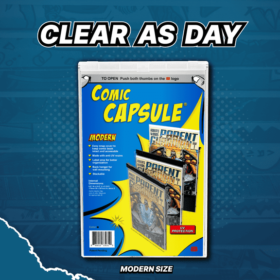 Clear Modern Size ComicCapsule