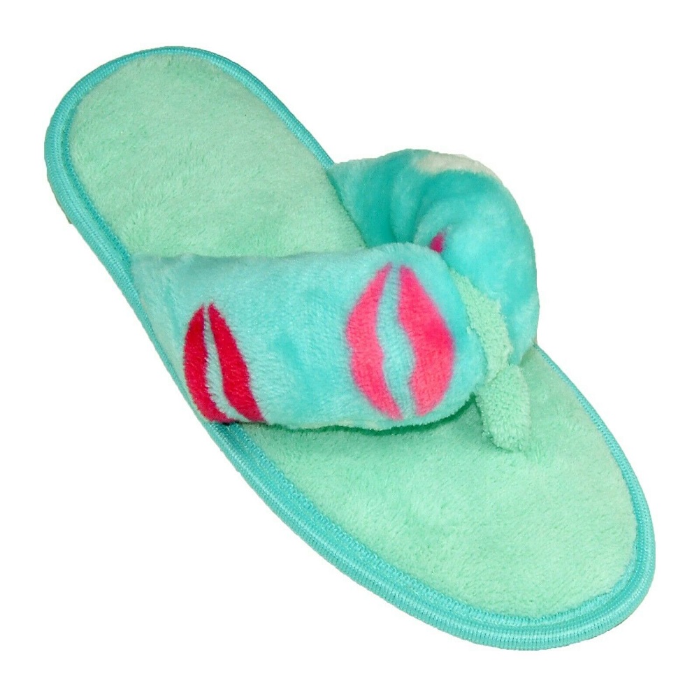baby blue slippers ladies