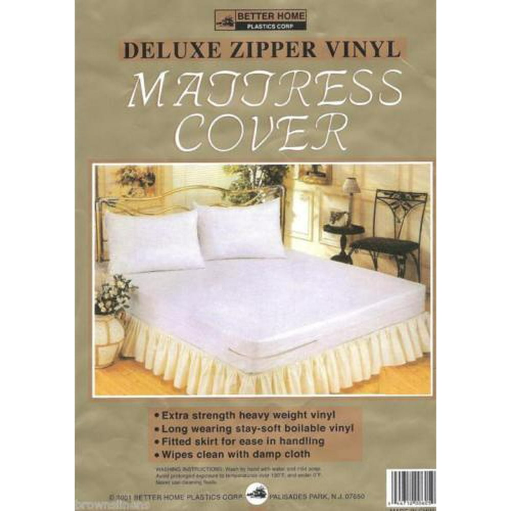 VINYL WATERPROOF ZIPPERED MATTRESS COVER, KING