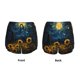 thumbnail image 3 of Balery Oil Starry Sky Sunflower Pantalones cortos deportivos para mujer con forro y dos bolsillos, elásticos, para entrenamiento, gimnasio, yoga-Medium, 3 of 7