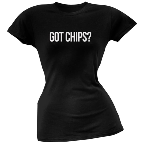 Cinco de Mayo - Got Chips? Black Juniors Soft T-Shirt - 2X-Large