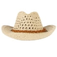 thumbnail image 3 of AWZXDE Summer Breathable Wide Brim Fashion Beach Cap For Women Korean Style Outdoor Travel Sun Hat, 3 of 6