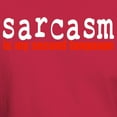 thumbnail image 3 of CafePress - Sarcasm Second Language Dark T Shirt - Men's Classic Graphic Cotton T-Shirt, 3 of 4