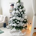 thumbnail image 2 of Falda para árbol de Navidad QueenDream, piel sintética blanca, 90 cm, 2 of 7