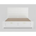 thumbnail image 5 of Alpine Furniture Carmel Eastern King Storage Bed, White, 5 of 9