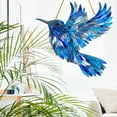 thumbnail image 6 of Flying Blue Bird Sun Catcher, Stained Glass Effect Acrylic Suncatcher for Window Hanging, Hanging Pendant for Window and Garden Decor, Ideal For Indoor and Outdoor Hanging, 6 of 7