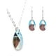 thumbnail image 1 of Juego Zvezda Leaves color Black Diamond Shimmer plata .925 Zvezda ZJU-LEAV-BKDI, 1 of 4