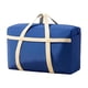 thumbnail image 2 of Bolsas De Almacenamiento No Tejidas Bolsa de viaje de gran capacidad de 50 x 25 x 30 cm, impermeable, de tela no tejida, con asas reforzadas para guardar y empacar (azul, 1 unidad) JASKFLY, 2 of 9