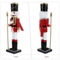thumbnail image 2 of CATIEBYE Wooden Christmas Nutcracker Figurine Holiday Indoor Decoration for Festive Home and Office, 2 of 8