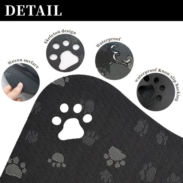 Personalized Charcoal Pet Bowl Mats, Dog Lover Gift, Cat Lover Gift, Pet  Gift, Pet Placemat, Water Bowl Mat, Food Bowl Rug 