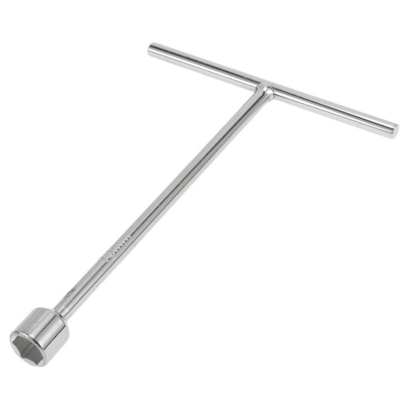 Unique Bargains 1 Pcs Universal Socket Wrench 18.5x13.5cm Spanner Socket Remover Hexagon Carbon Steel for Car Motorcycle Dirtbike T-Handle Wrench Sleeve 13mm