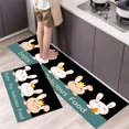 thumbnail image 3 of Alfombra de cocina, alfombra de cocina, alfombra de sala de estar, alfombra de mesita de noche larga, alfombra de pasillo, alfombra de baño, alfombra de entrada, lavable, 3 of 5