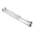 thumbnail image 3 of Paquete de 2 accesorios de repuesto de varillas de traseras delanteras y traseras de metal para camión modelo RC 1/5 - Plata, 3 of 6