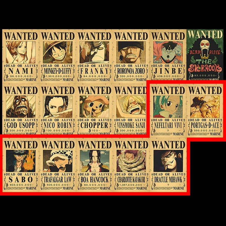 Wanted Poster Template One Piece Wanted Poster Template One Piece