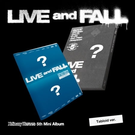 XDINARY HEROES - [LIVE AND FALL] 5th Mini Album TABLOID Version