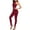 Red, variant on Yoga Clothes Body Beauty Back Bubble Yoga Clothes Conjoined Body Clothes Women