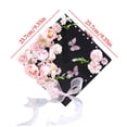 thumbnail image 3 of Floral Graduation Cap Decoration Kit, Graduation Cap Topper with Flowers, Floral Grad Cap Decorations With Faux Flower Heads 3D Butterfly Pearls Gift for Graduates, 3 of 7