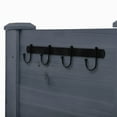 thumbnail image 6 of Outsunny 48" Fir Wood Raised Garden Bed w/ Tool Hooks, Gray, 6 of 9