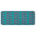 thumbnail image 1 of Victorian Kitchen Mat, Floral Ornaments with Medieval Origins Boho Mandala Pattern, Plush Decorative Kitchen Mat with Non Slip Backing, 47" X 19", Pale Pink Turquoise, by Ambesonne, 1 of 1