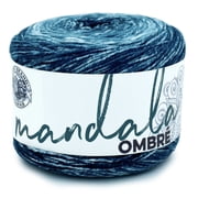 Lion Brand Yarn Mandala Ombre Harmony Ombre Cake Medium Acrylic Multi-color Yarn