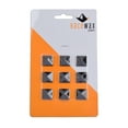 thumbnail image 2 of RaceWax Full Set of Nine Metal Pyramid Studs Stomp Pad 9 Black - (PC-2990), 2 of 2