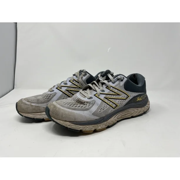 New Balance Shoes 840 V4 Mens 8 Gray Black Athletic Running Sneakers Trainers
