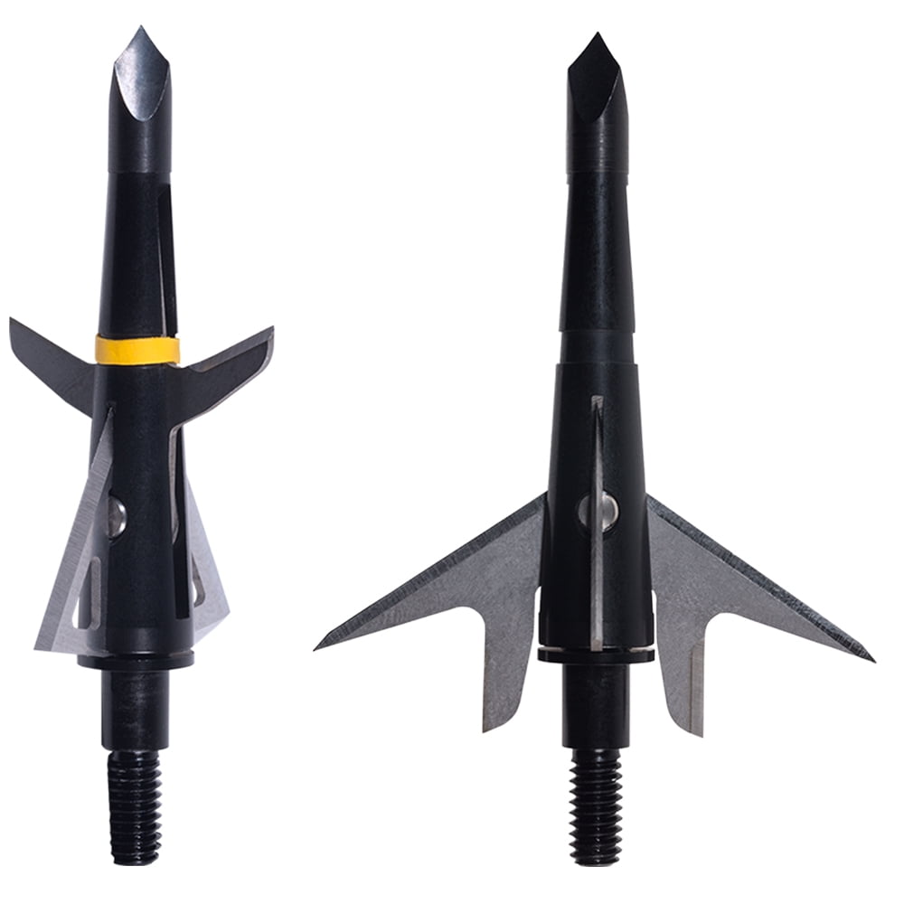 Details about   12pcs Swhacker Broadheads 100Grain 1.75" Cut Arrowheads Compound Bow Crossbow 