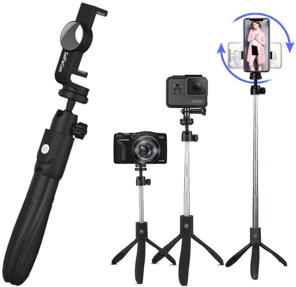 Bluetooth Selfie Stick Tripod Extendable Selfie Stick with