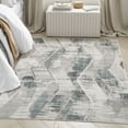 thumbnail image 2 of Nourison Thalia Distressed Contemporary Indoor Rug Grey Beige 6' x 9', 2 of 7