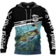 thumbnail image 4 of Nueva sudadera con capucha estampada en 3D con diseño de pesca de lucio en aguas profundas para hombres y mujeres, sudadera de moda de gran tamaño para entusiastas de la caza de peces, 4 of 5