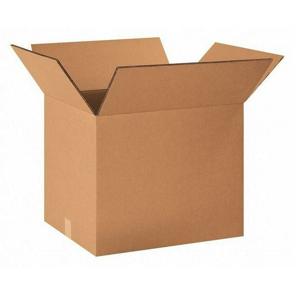 ZoroSelect Double Wall Boxes, 20" x 16" x 16", Kraft, 10/Bundle