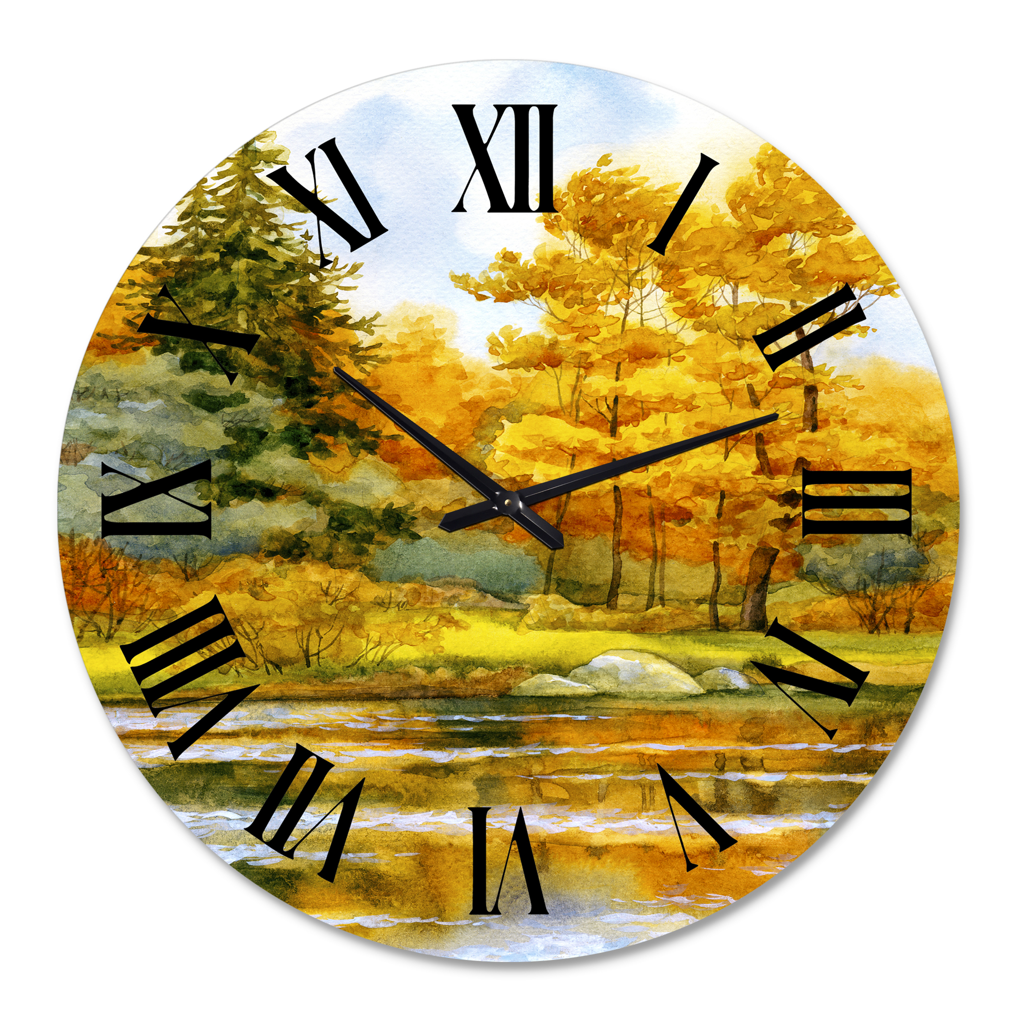 Designart 1 in Quartz Wall Clock