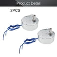 thumbnail image 4 of HUGFEGWE 2Pcs Synchronous Motor Electric Synchron Motor AC 110V 15-18RPM 4W CW Turntable Motor Cup Turner Motor for Hand-Made,School Project,Model or Guide U2536-19464, 4 of 6