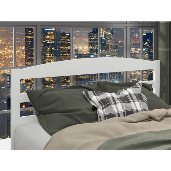 AFI Warren Traditional Wooden Queen Headboard in White