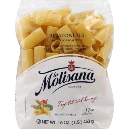 La Molisana Pasta Rigatoni Bronzo, 16 Oz 3Pck