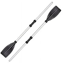 2 Pcs Aluminum Alloy Detachable Float Afloat Oars Fitting Boat Rafting Paddle Canoe Oar Boat Paddle Bl