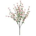 thumbnail image 2 of 1Pcs Cherry Blossom Branches Artificial Flowers for Spring Summer Indoor Decoration Faux Cherry Blossom Long Stems Creamy Red Silk Fake Flowers for Tall Vase Arrangements Home Wedding Table (B), 2 of 9