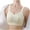 White, variant on Wireless Bras for Women Embriodery Full Coverage Padded Push Up No Underwire Seamless Comfortable Everyday Bra,White,40 B