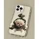 thumbnail image 4 of Funda de teléfono con dibujo de perro lindo coreano para iPhone 14 13 11 12 Pro Max 7 8 Plus X XR XS TPU suave transparente estética trasera, 4 of 5