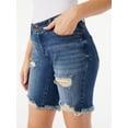 thumbnail image 5 of Sofia Jeans Women's Gabriela High Rise Bermuda Denim Shorts, 5 of 6