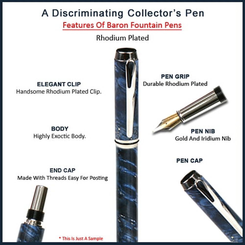 Baron Fountain Pen - Purpleheart
