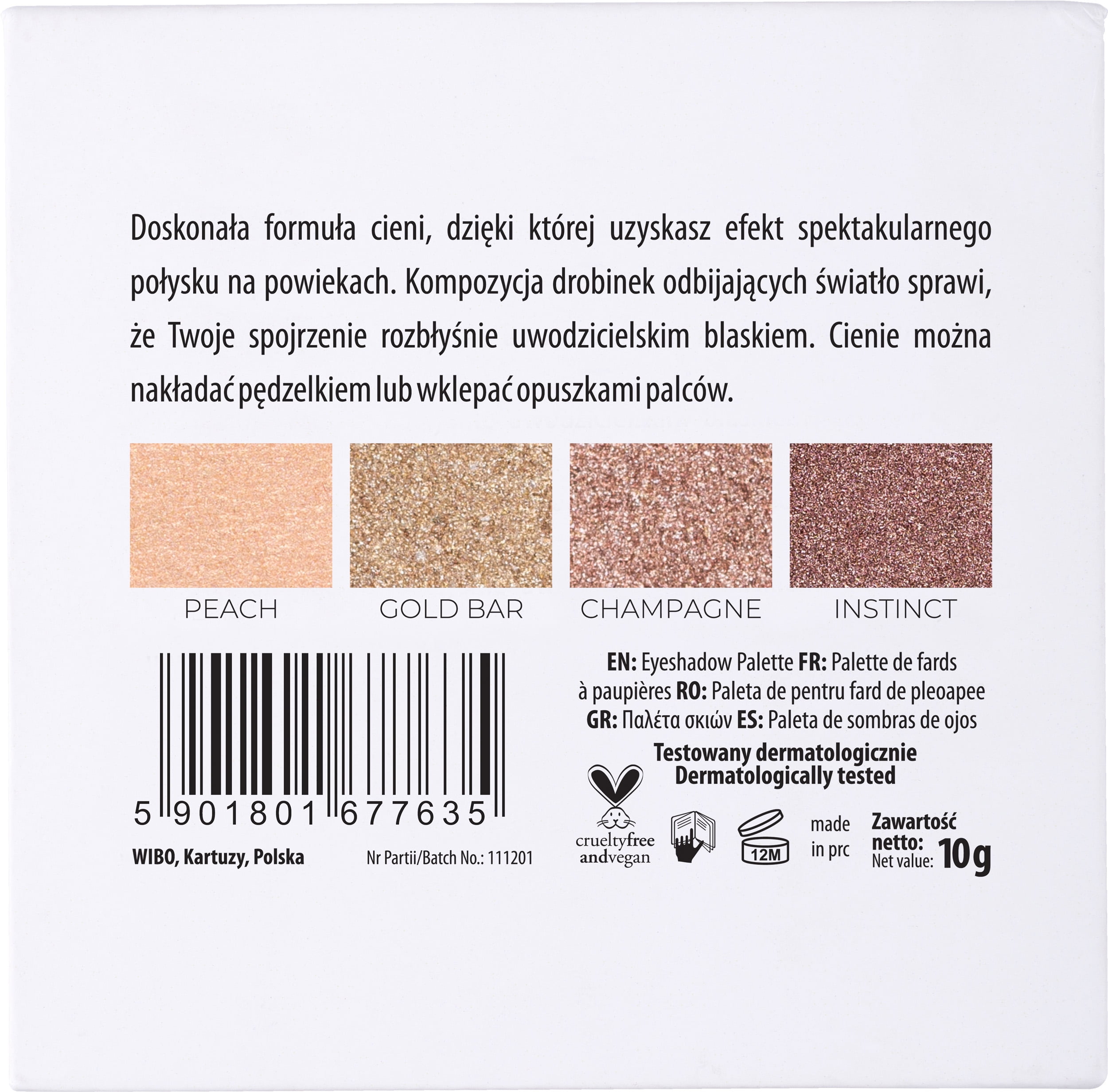 NAM Makeup Sparkling Desert Palette, 10g